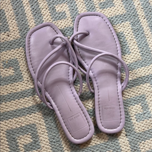 Dolce Vita Leanna Slide Sandal Flip Flops in Lilac / Purple - Picture 1 of 4